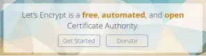  ??  ?? LEFT Get yer free SSL certificat­e here, guv