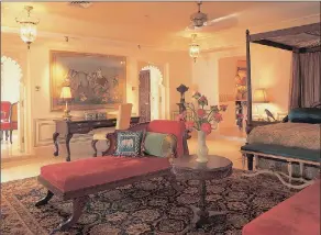  ??  ?? SENSUAL: The intricate decor of the rooms adds to the mystique.