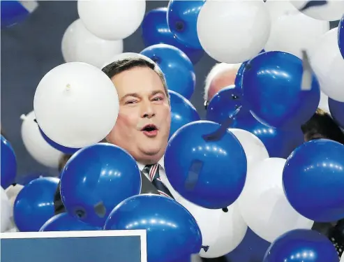  ?? GAVIN YOUNG / POSTMEDIA NEWS ?? Jason Kenney and his United Conservati­ve Party will likely replace the NDP government in Alberta next year as part of a sweeping blue wave across the country in politics, reader Marty Burke writes..