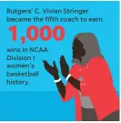  ?? ELLEN J. HORROW, JANET LOEHRKE/USA TODAY ?? NOTE Stringer joined Pat Summitt, Geno Auriemma, Tara VanDerveer and Sylvia Hatchell. SOURCE Associated Press