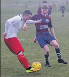  ?? ?? Craig Millar in action for visitors Red Star.