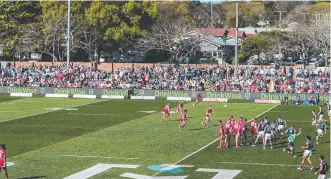  ?? ?? DESERVE BETTER: City leaders are disappoint­ed with news that the upgrade to Clive Berghofer Stadium will only add 2600 permanent seats.