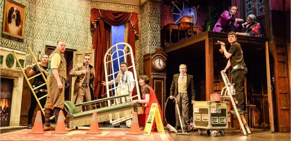  ?? Pic: Robert Day ?? The Play That Goes Wrong at the Theatre Royal Bath was a big success last autumn