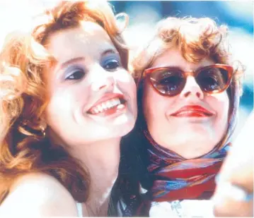  ?? Photos / AP; File ?? Taika Waititi drafted the first script of Disney’s Moana; Thelma and Louise, the powerful 1991 film, starred Susan Sarandon and Geena Davis as friends who set off on a fatal road trip.