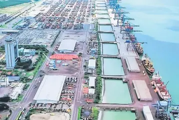 ??  ?? Westports’ gateway contributi­on remains positive as gateway throughput volume continued to improve, expanding by 14.3 per cent y-o-y in 3QFY17 as exports volume surged highest on record, posting 14.2 per cent growth in the third quarter.
