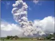  ?? AFP AFP ?? The Mayon volcano yesterday.