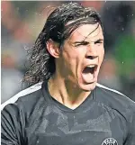  ??  ?? Chelsea target Edinson Cavani will stay at PSG until end of season.