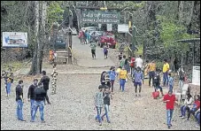  ?? HT PHOTO ?? Visitors at Karnala bird sanctuary on Friday.