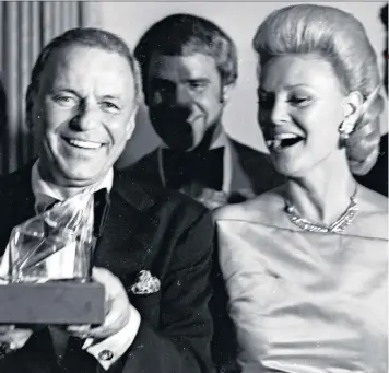  ??  ?? Happy couple: Barbara was Frank Sinatra’s fourth and final wife