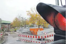  ?? SZ-FOTO: GÖTZ ?? Die Sanierung der Lindenplat­z-Tiefgarage dauert an.