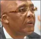  ??  ?? Aaron Motsoaledi