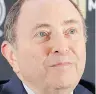  ??  ?? Gary Bettman