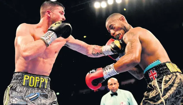  ?? Justin Setterfiel­d ?? Mark Heffron, left returns to actions at the First Direct Arena in Leeds on the undercard of Josh Warnigton's IBF title fight.