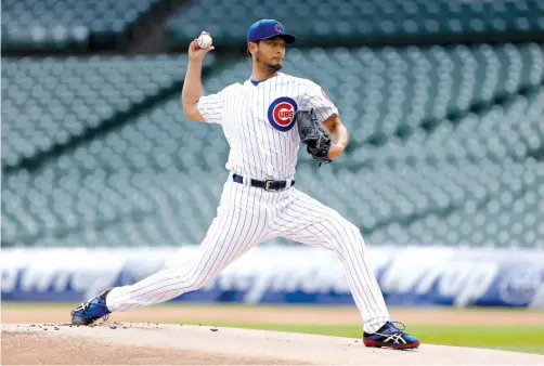  ?? DYLAN BUELL/GETTY IMAGES ?? Injured right-hander Yu Darvish has taken an inordinate amount of the blame for the Cubs’ rotation woes this season.