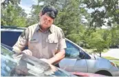  ?? STAFF PHOTO BY BEN BENTON ?? Brad Gibson is the new park manager at Cloudland Canyon State Park east of Trenton, Ga.