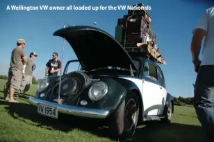  ??  ?? A Wellington VW owner all loaded up for the VW Nationals