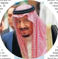  ?? EFE ?? Salmán bin Abdulaziz, el rey de Arabia Saudí, y jefe de la Casa de Saúd desde 2015, tras el fallecimie­nto de su medio hermano Abdalá bin Abdulaziz. /