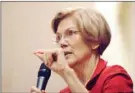  ??  ?? Senator Warren ... blood trail