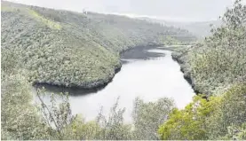  ?? ÁNGEL GARCÍA ?? Imagen del río Sever, donde se situará el futuro puente.