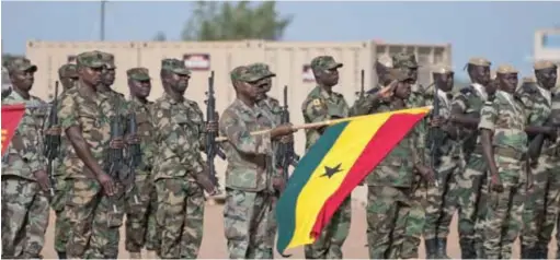  ??  ?? Forces sénégalais­es. L’engagement français en Afrique reste important… mais le continent est grand. (© DOD)