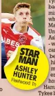  ??  ?? STAR MAN ASHLEY HUNTER Fleetwood
Tn