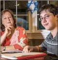  ?? The Washington Post/EVELYN HOCKSTEIN ?? Each year sophomore Eli Sporn, at home with his mother, Melissa Sporn, misses school for Rosh Hashanah and Yom Kippur. School districts in northern Virginia are beginning to recognize Muslim and Jewish holidays with updated attendance and test policies.