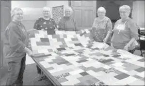  ?? Submitted photo ?? Faithful and “Sew Busy” Quilters.
