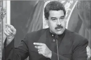  ??  ?? De Venezolaan­se president Nicolas Maduro. (Foto: Washington Times)