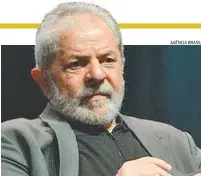  ?? AGÊNCIA BRASIL ?? Lula é chamado, entre outras coisas, de criminoso pelo articulist­a