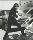  ?? Special to the Democrat-Gazette/ NEWELL MOCK ?? John Lennon boards an airplane at the Walnut Ridge airport in September 1964.