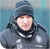  ??  ?? Celtic manager Brendan Rodgers