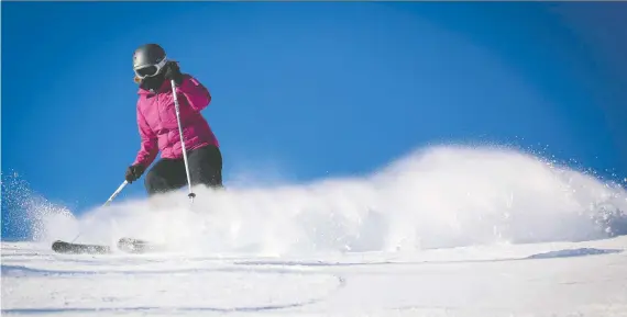  ?? AL CHAREST ?? Nakiska Ladies Days run Feb, 27, March 5 and 12. It’s a day specifical­ly for women to get out of the city and enjoy guided instructio­n in the mountains with other women.