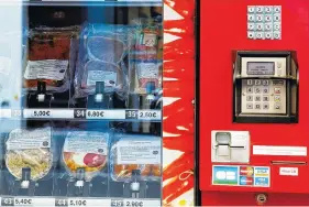  ?? THE ASSOCIATED PRESS ?? The first meat vending machine has been installed in Paris.