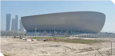  ?? ?? El estadio es el más grande de la sede mundialist­a y es donde México enfrentará a Messi y Argentina.