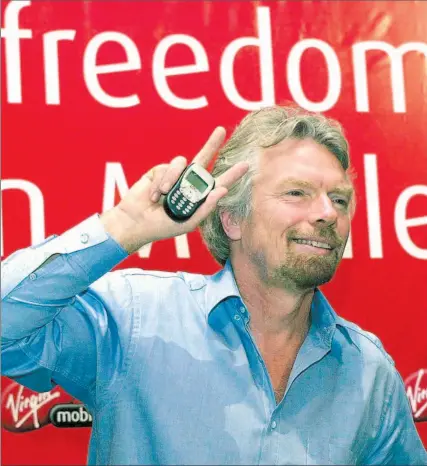  ?? ROSLAN RAHMAN / AGENCE FRANCE- PRESSE ?? Richard Branson: “It is everywhere else in the world. Why shouldn’t Canada have it also?