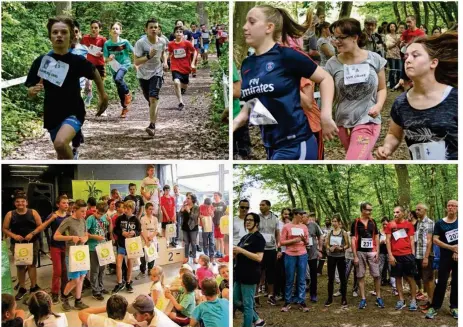  ??  ?? Le cross du Foyer de l’Enfance a réuni 160 participan­ts en forêt de Saint-Michel. Avec également des adultes dans la course. L’ensemble des participan­ts a été récompensé au Conseil Départemen­tal, comme lors du podium des minimes garçons.