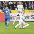  ?? FOTO: DPA ?? Vergangene Saison gab es daheim gegen Hoffenheim ein 1:1.