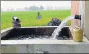  ?? HT PHOTO ?? A tubewell at work on the outskirts of Jalandhar. Till now, tubewells installed in all categories were given free power supply.