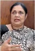  ??  ?? Emeritus Prof. Gita Fernando. Pic by Anurada Bandara