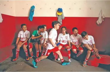  ??  ?? Two months ago, regional football authoritie­s notified Huracán that the team could no longer pick seven-year-old Candelaria Cabrera. She could only play on a girls’ team, they were told. But she’s not taking ‘no’ for an answer...