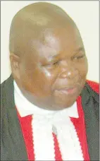  ?? (File pic). ?? Chief Justice Bheki Maphalala.