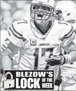  ??  ?? SAFE AT HOME: Quarterbac­k Philip Rivers and the Chargers will rebound again in San Diego after a road loss, writes Dave Blezow.