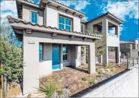  ?? Summerlin ?? Moro Rock by Richmond American Homes is one of several neighborho­ods in Summerlin offering homes priced under $500,000. Moro Rock is in Summerlin West, a new and emerging area of the community.