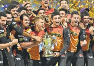  ?? HINDUSTAN TIMES ?? David Warner played a major role in Sunrisers Hyderabad’s victorious campaign in 2016 and the franchise has to quickly explore ways to forge a solid unit, starting with finding an opening partner for Shikhar Dhawan.