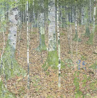  ?? Images Limited 2022 ?? Gustav Klimts „Birkenwald“hat das Potenzial für einen neuen Rekord.