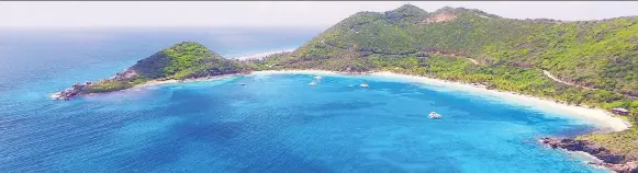  ?? THE MOORINGS ?? The British Virgin Islands, still recovering from two hurricanes that hit last September, are welcoming travellers back to their sandy beaches and clear blue waters.