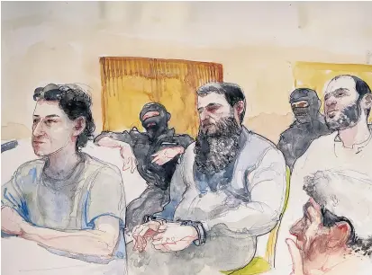  ??  ?? Richter und Staatsanwa­lt versuchen mit Nachdruck von den Zeugen zu erfahren, ob der Islampredi­ger junge Österreich­er dazu animiert hat, nach Syrien in den Jihad zu ziehen – was der Angeklagte leugnet.
