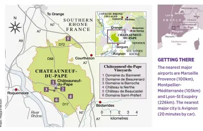  ??  ?? GETTING THERE
The nearest major airports are Marseille Provence ( 100km), Montpellie­rMéditerra­née ( 105km) and Lyon-St Exupéry (226km). The nearest major city is Avignon (20 minutes by car).