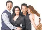  ?? GEORGE LANGE, NBC ?? The Will &amp; Grace gang — Sean Hayes, left, Megan Mullally, Eric McCormack and Debra Messing — is back for a limited run.