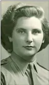  ??  ?? SECRET: Betty Webb in 1945 in her ATS uniform at Bletchley and, below, still happy and hearty at 96